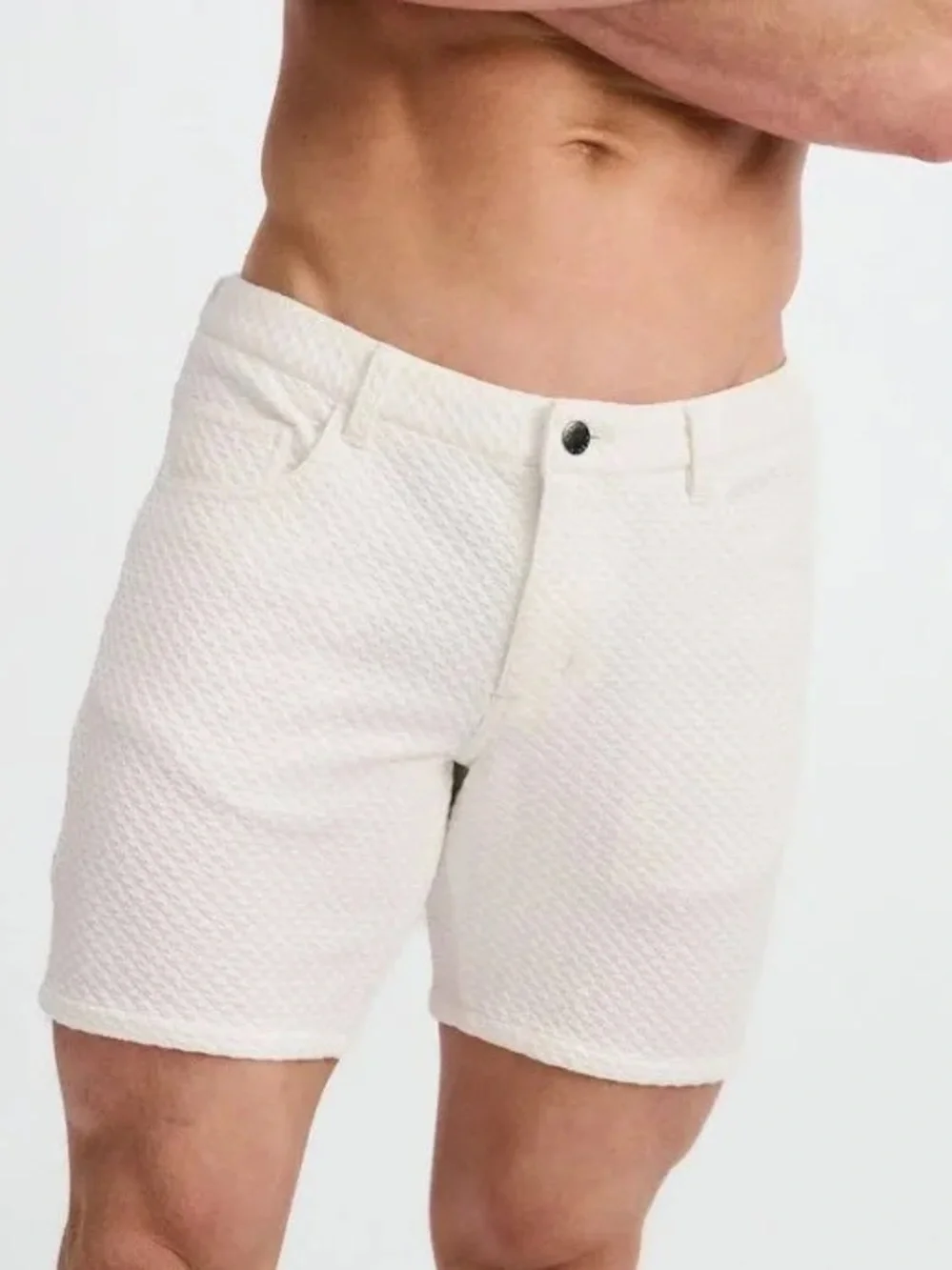St33le Houndstooth Knit Shorts